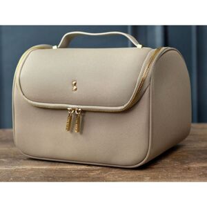 Stackers Large Cosmetic Case - light gold